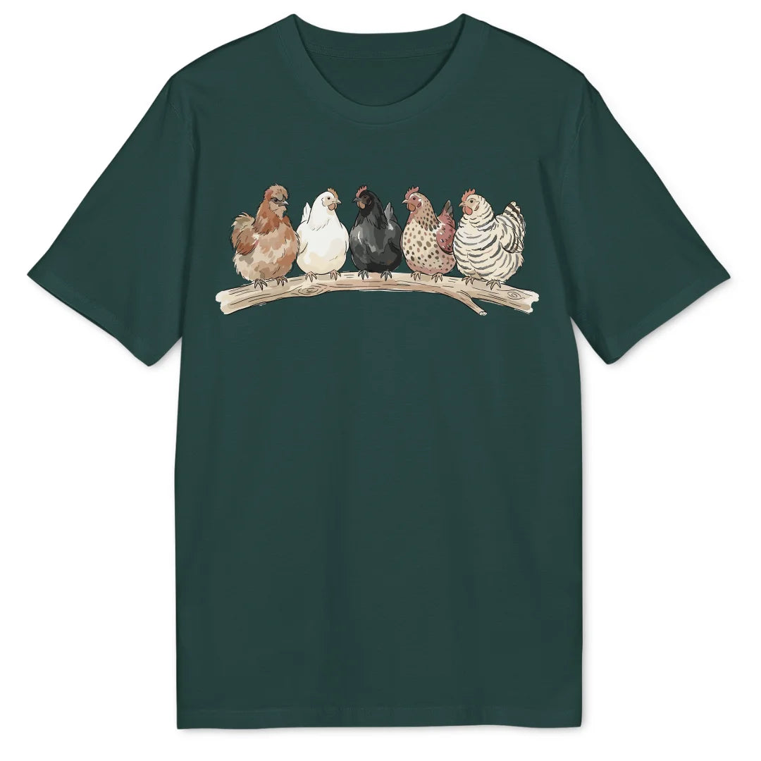 Chicken on a Branch - Glazed Green