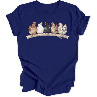 Chicken on a Branch - Navy