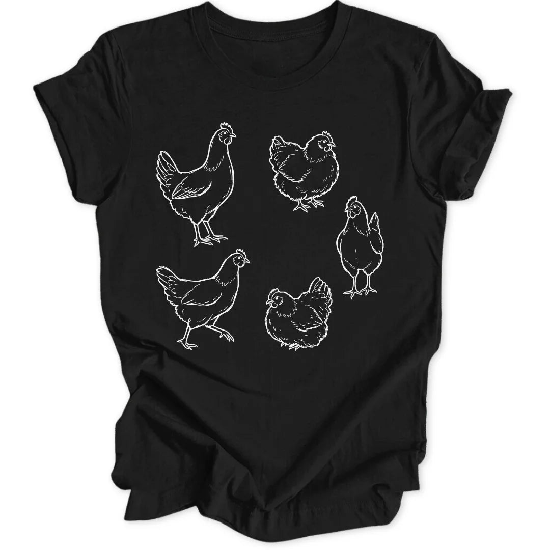 Chicken Sketch - Black
