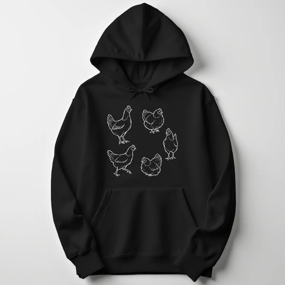 Chicken Sketch - Black