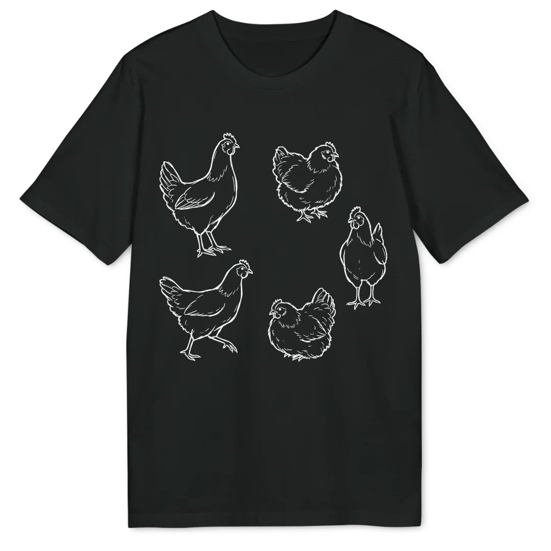 Chicken Sketch - Black
