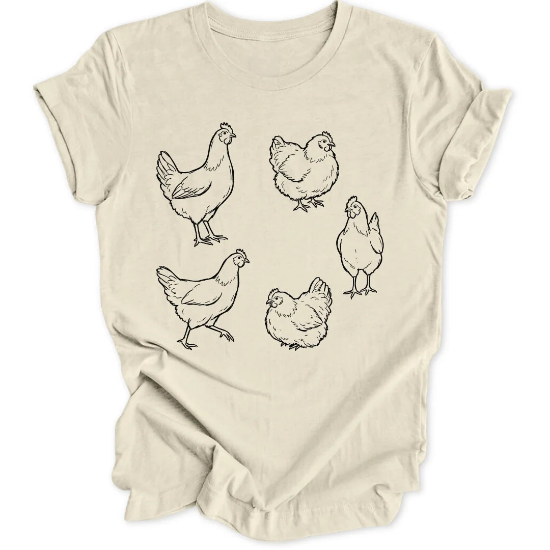 Chicken Sketch - Natural