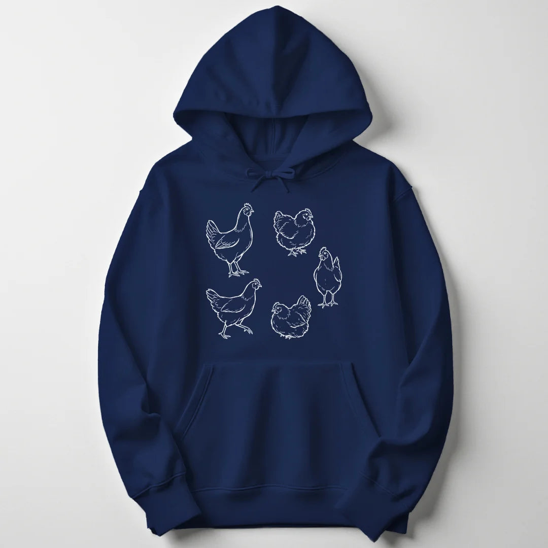 Chicken Sketch - Navy
