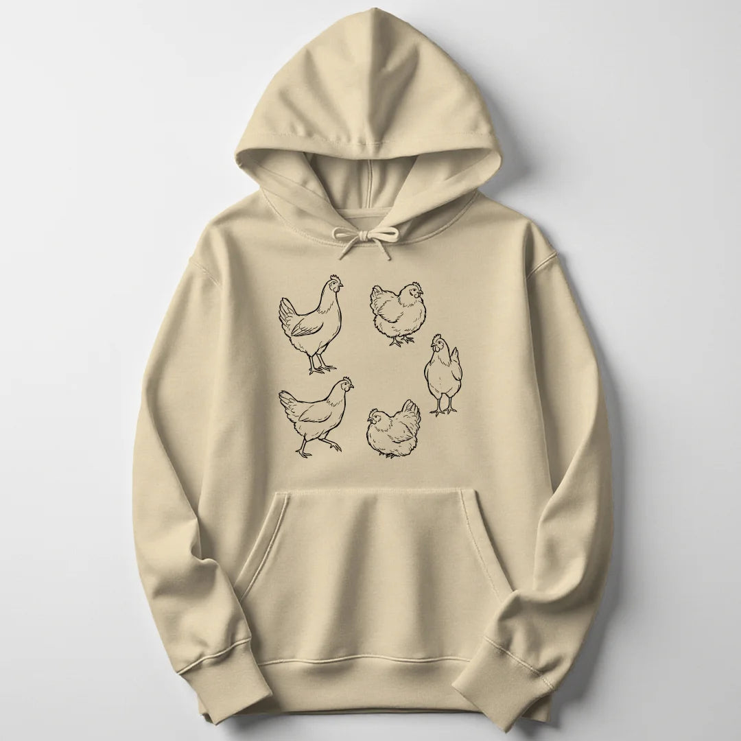 Chicken Sketch - Sand