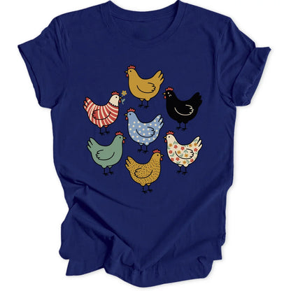 Chicken Pattern - Navy