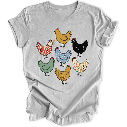 Chicken Pattern - Sport Grey