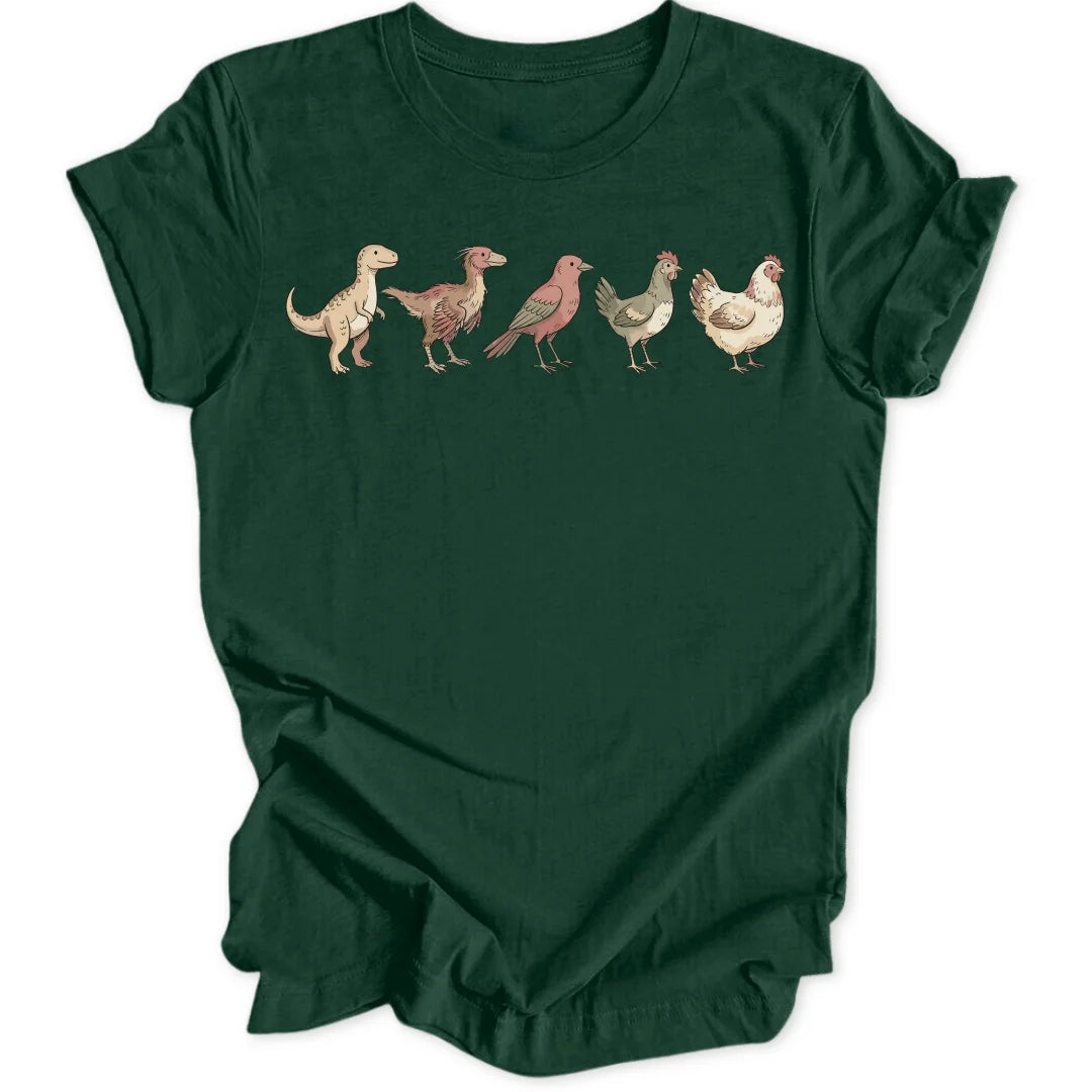 Chicken Evolution - Forest Green