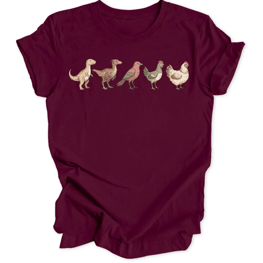 Chicken Evolution - Maroon