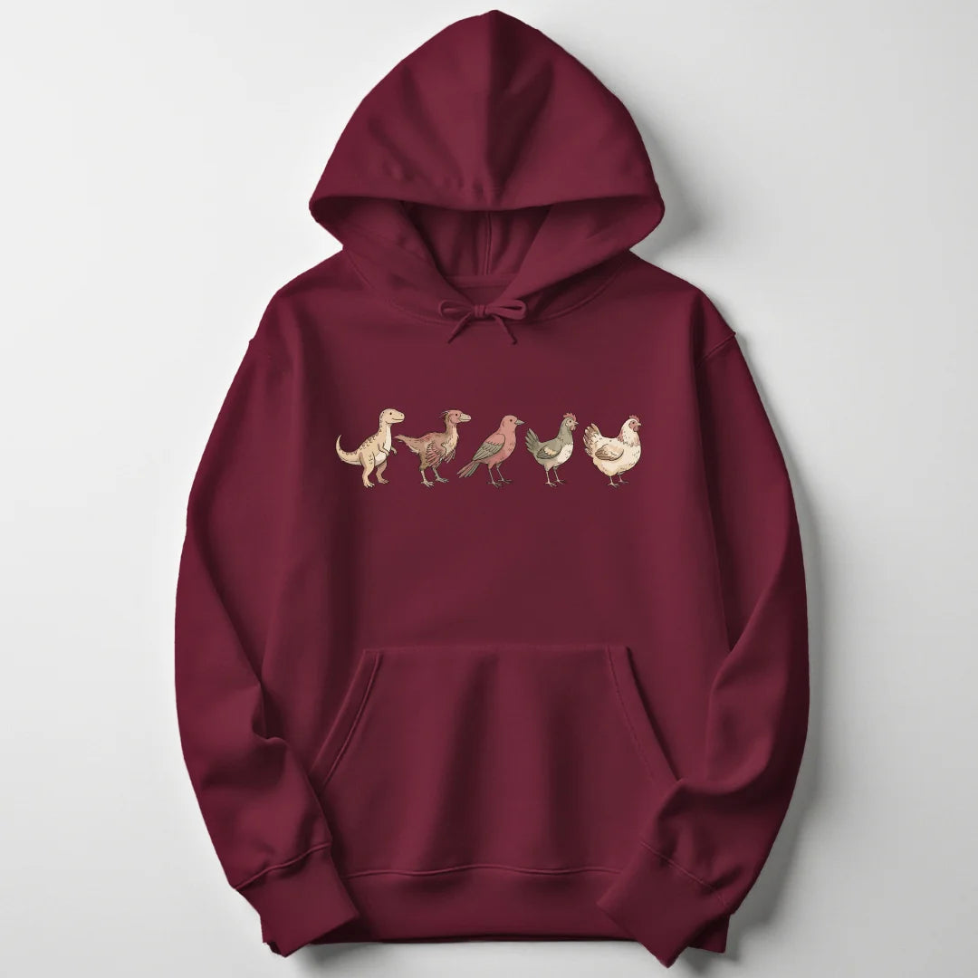 Chicken Evolution - Maroon