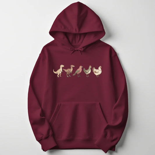 Chicken Evolution - Maroon