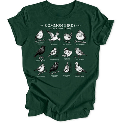 Common Birds - Forest Green
