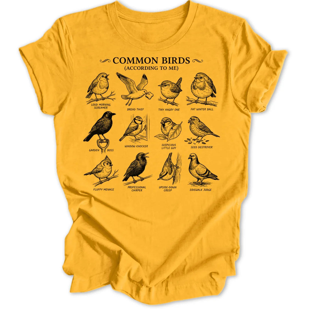 Common Birds - Gold