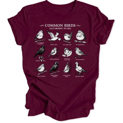 Common Birds - Maroon