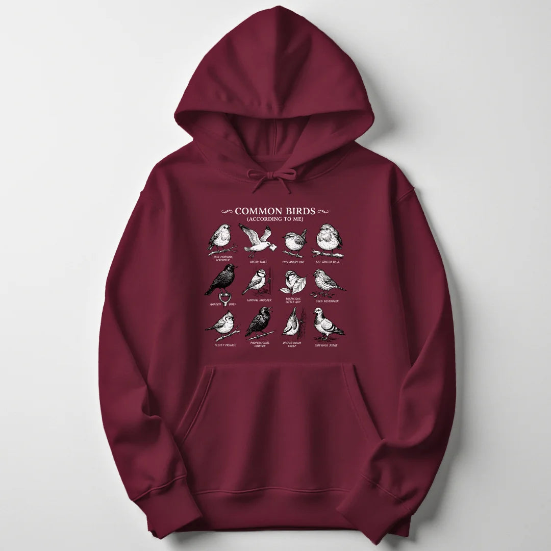 Common Birds - Maroon