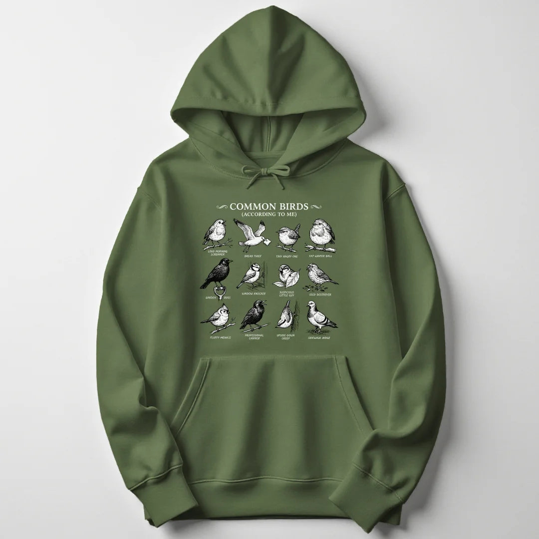 Common Birds - Military Green