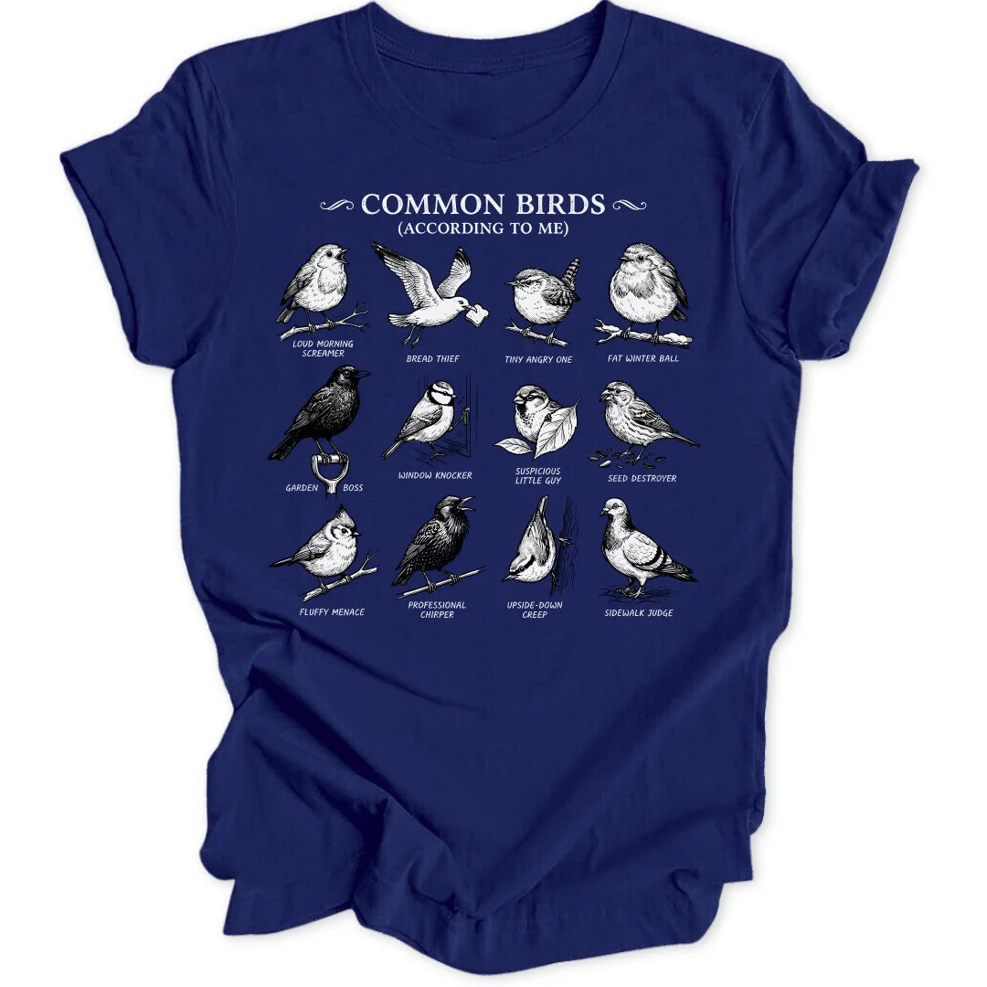 Common Birds - Navy