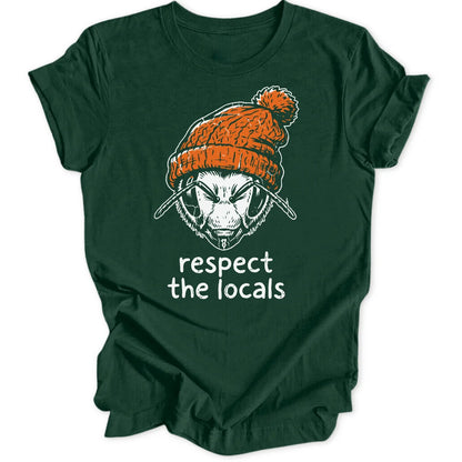 Respect Bees - Forest Green