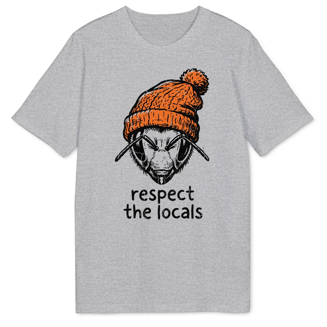 Respect Bees - Heather Grey