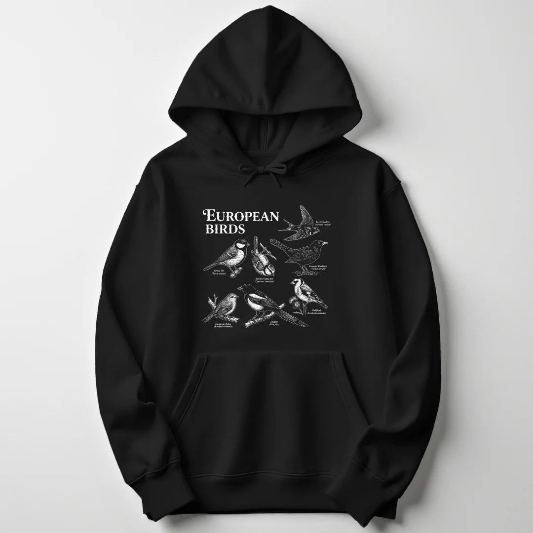 European Birds - Black