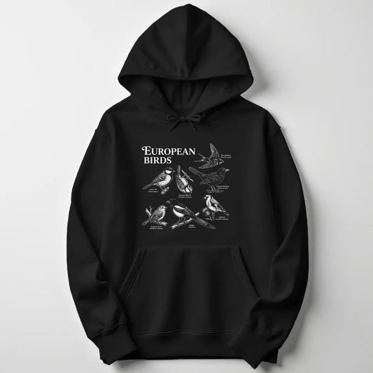European Birds - Zwart