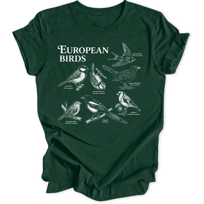 European Birds - Forest Green
