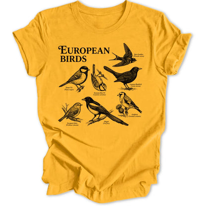European Birds - Gold