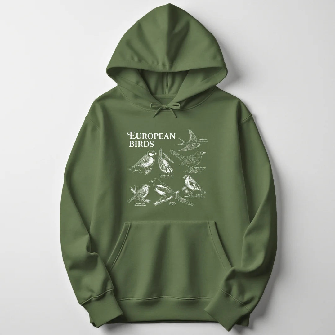 European Birds - Military Green