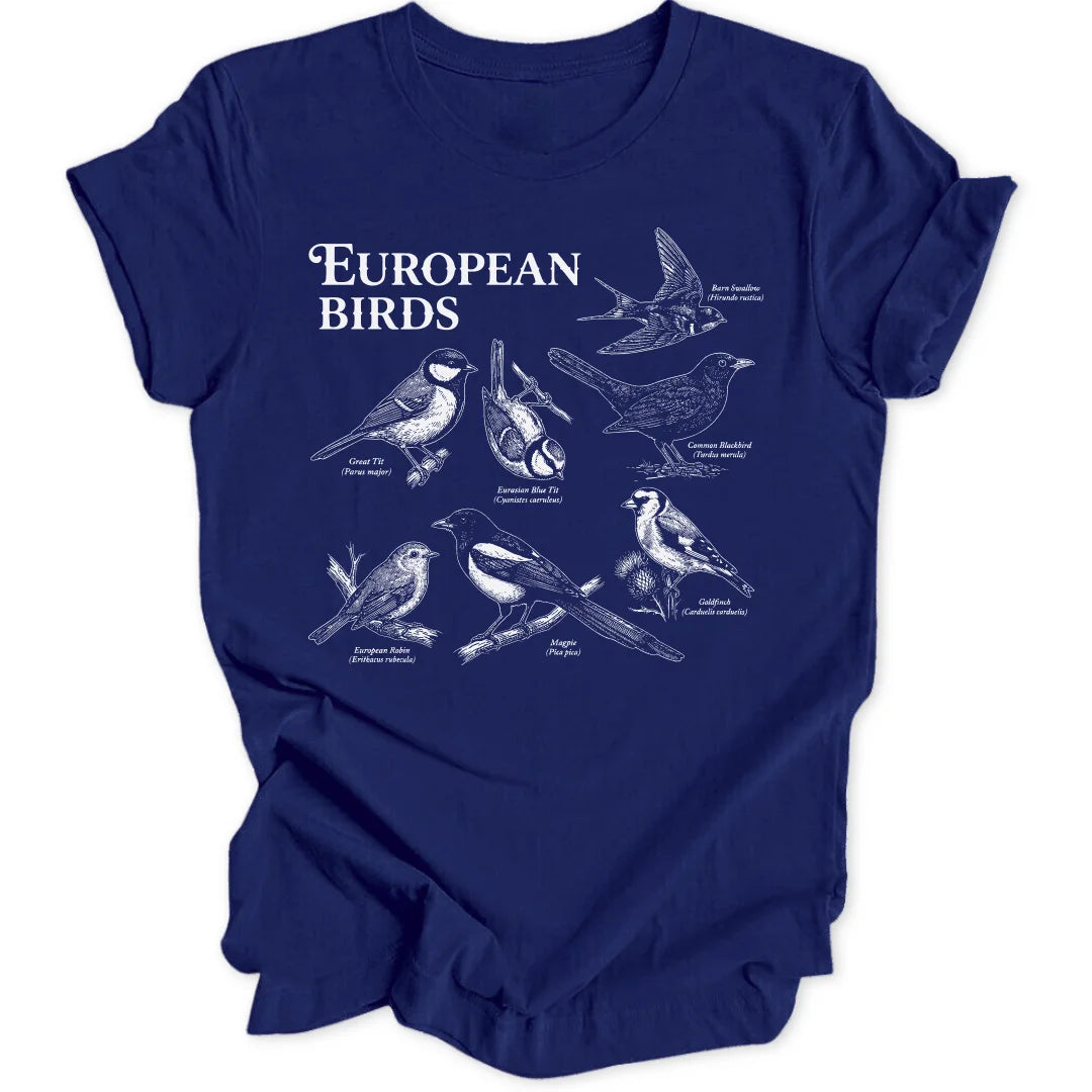 European Birds - Navy