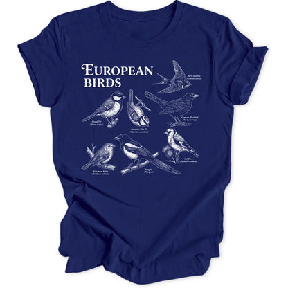 European Birds - Navy
