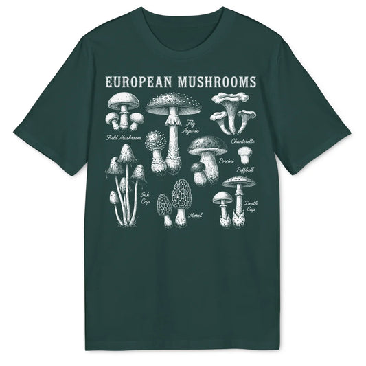 European Mushrooms - Glanzend Groen
