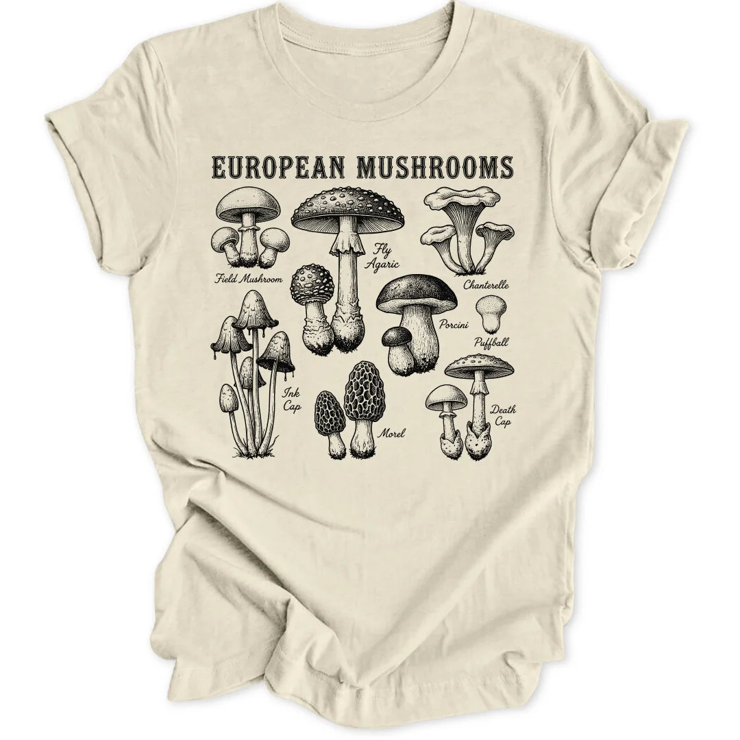 European Mushrooms - Natural