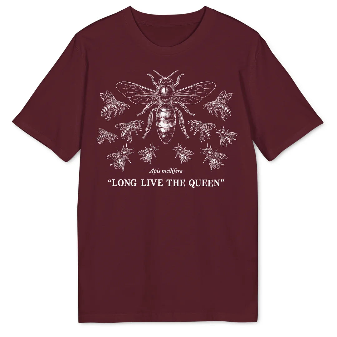 Long Live Bees - Burgundy