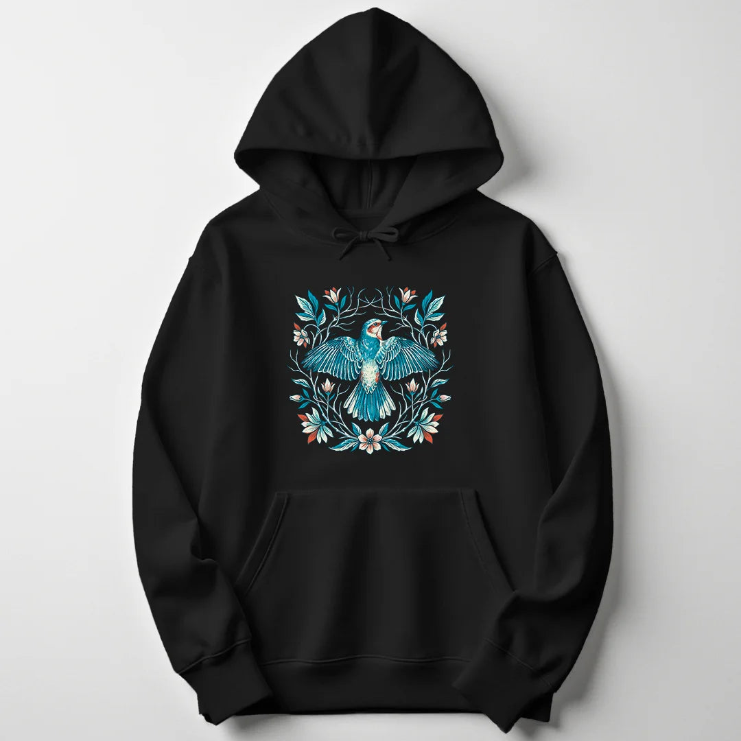 Floral Wings - Black