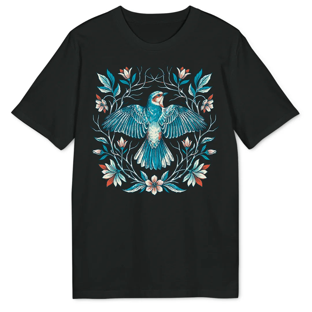 Floral Wings - Black