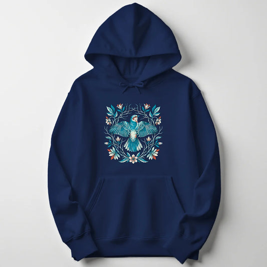 Floral Wings - Navy