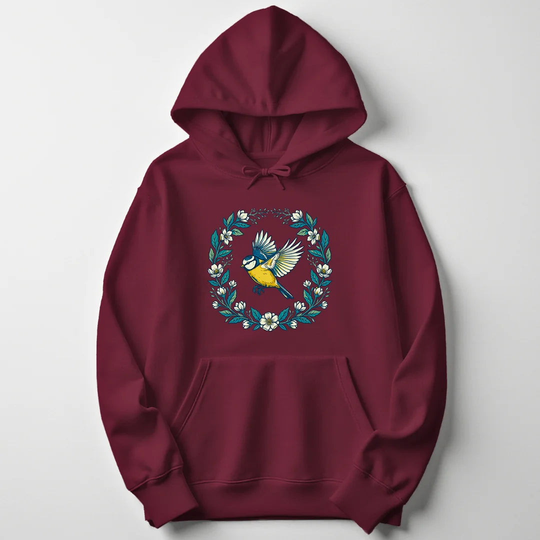 Blaumeisen Kranz - Maroon