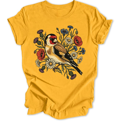 Floral Goldfinch - Gold