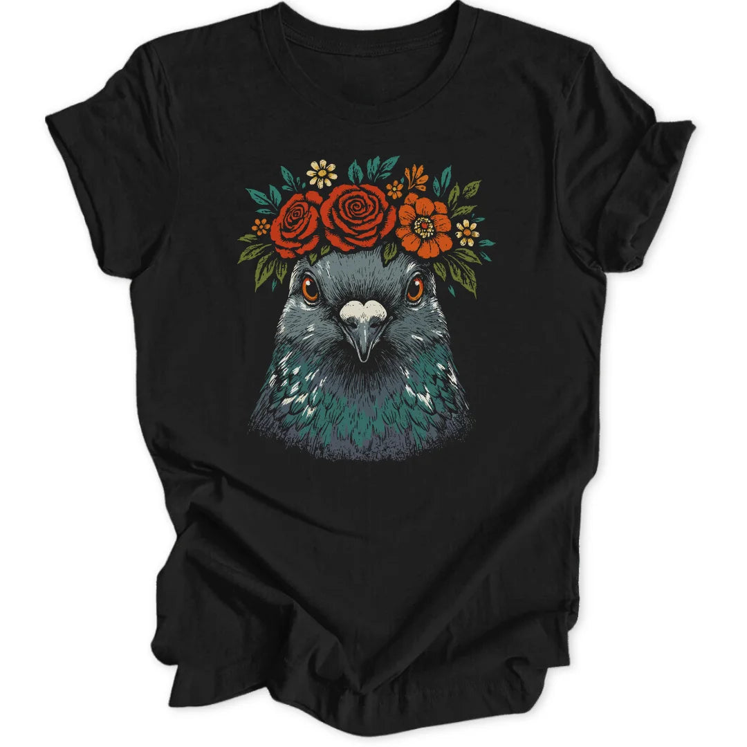 Floral Pigeon - Black
