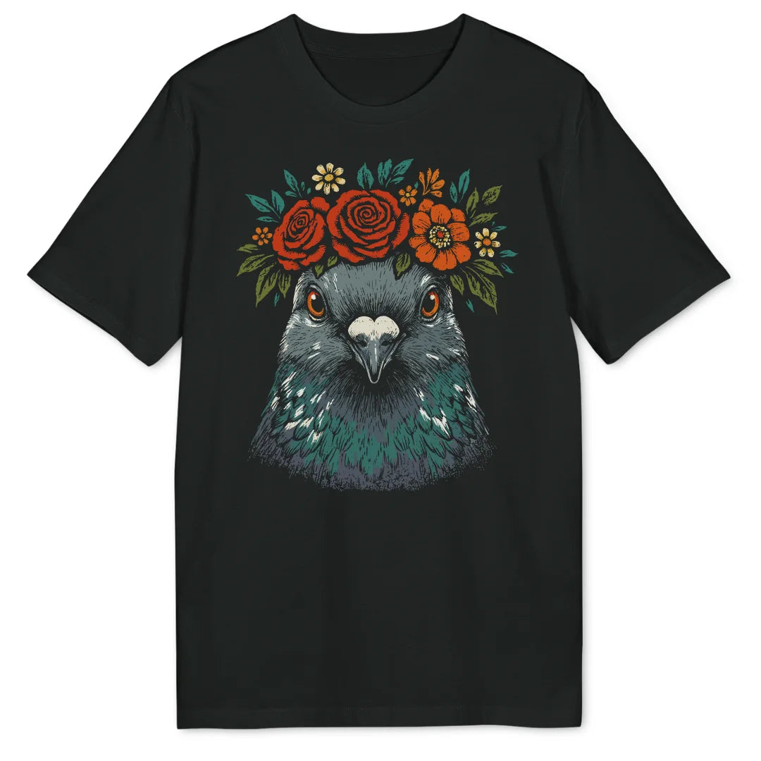 Floral Pigeon - Black