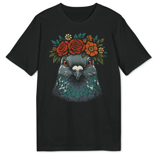 Floral Pigeon - Black