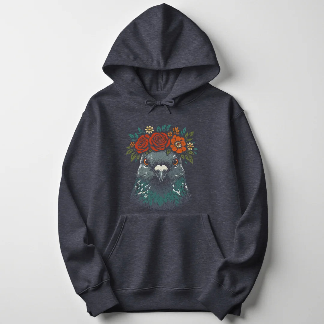 Floral Pigeon - Dark Heather