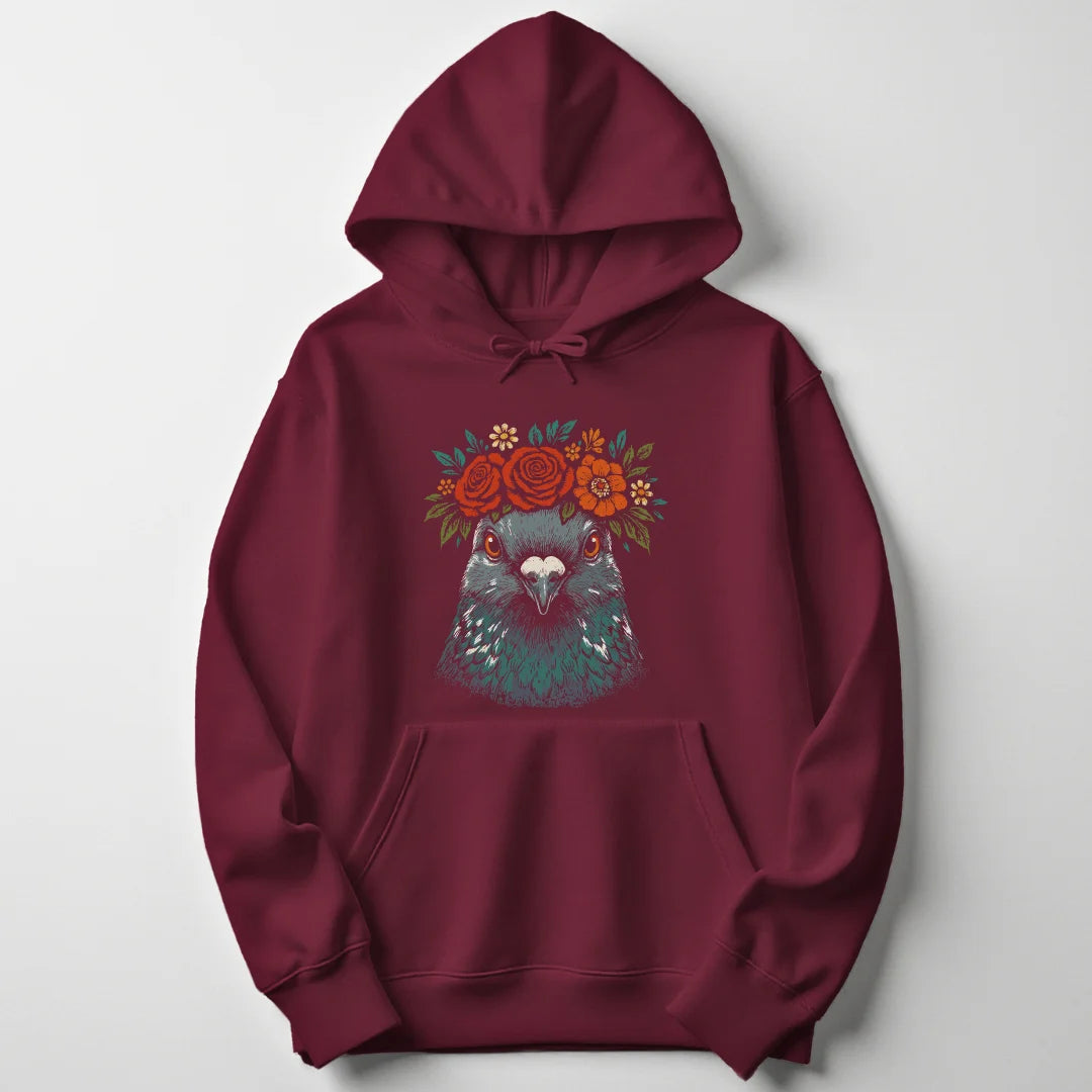 Floral Pigeon - Maroon