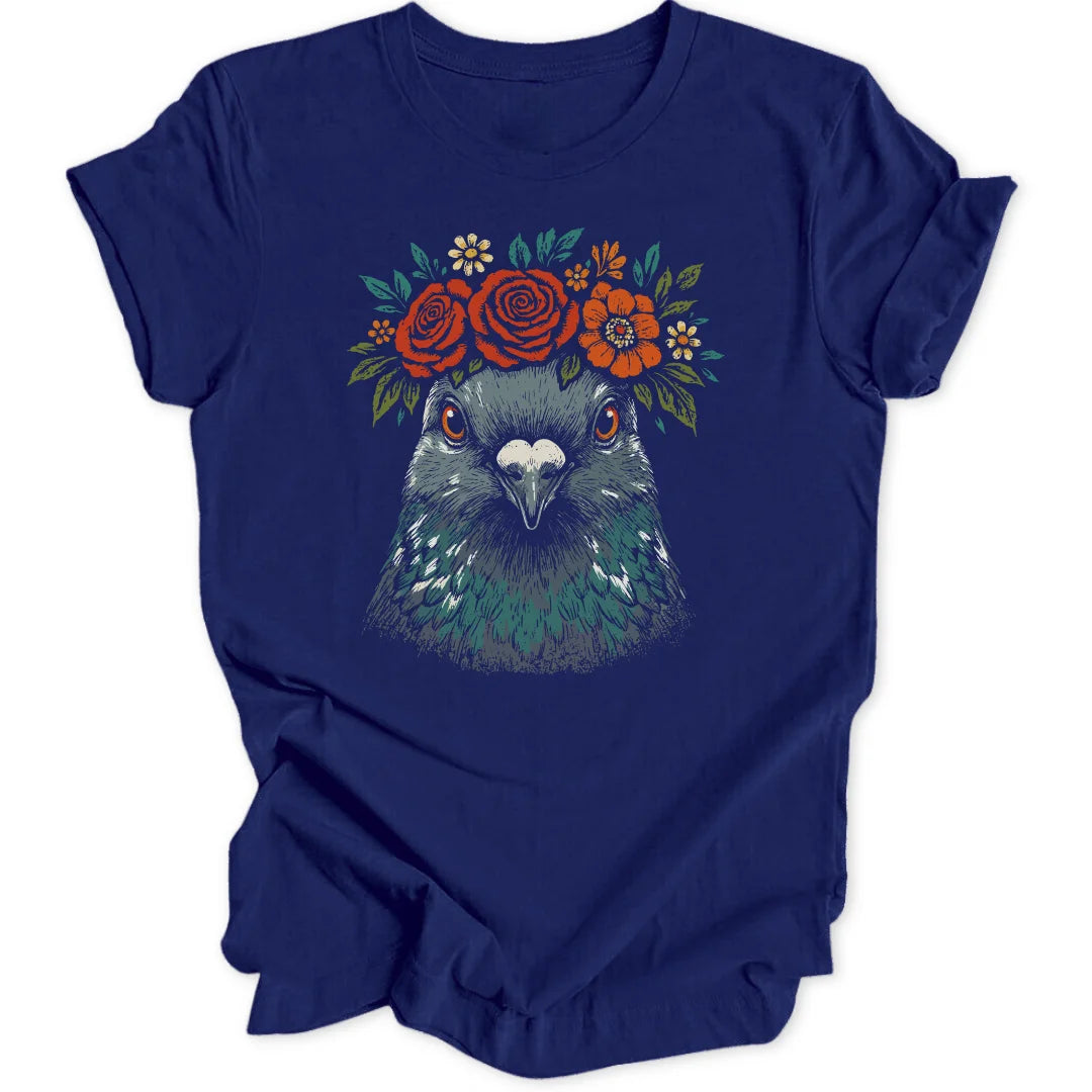 Floral Pigeon - Navy