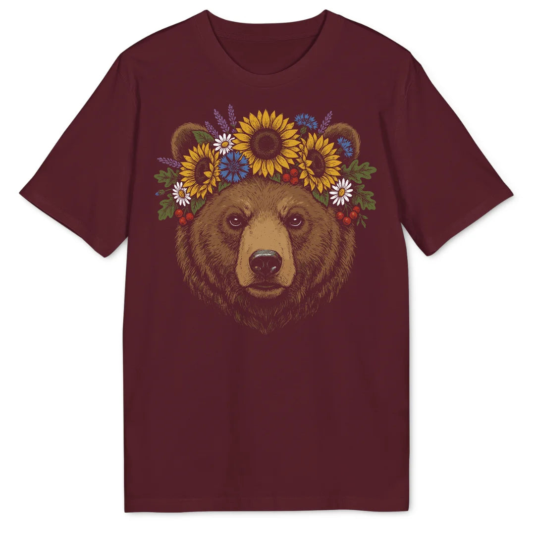 Kahlo Bear - Burgundy