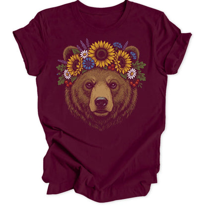 Kahlo Bear - Maroon