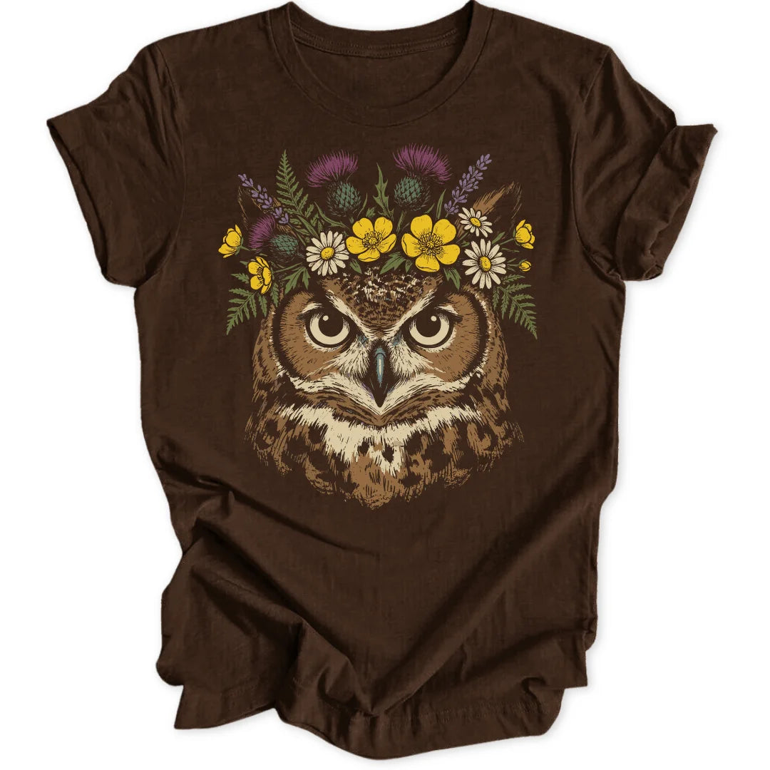 Floral Owl - Dark Chocolate