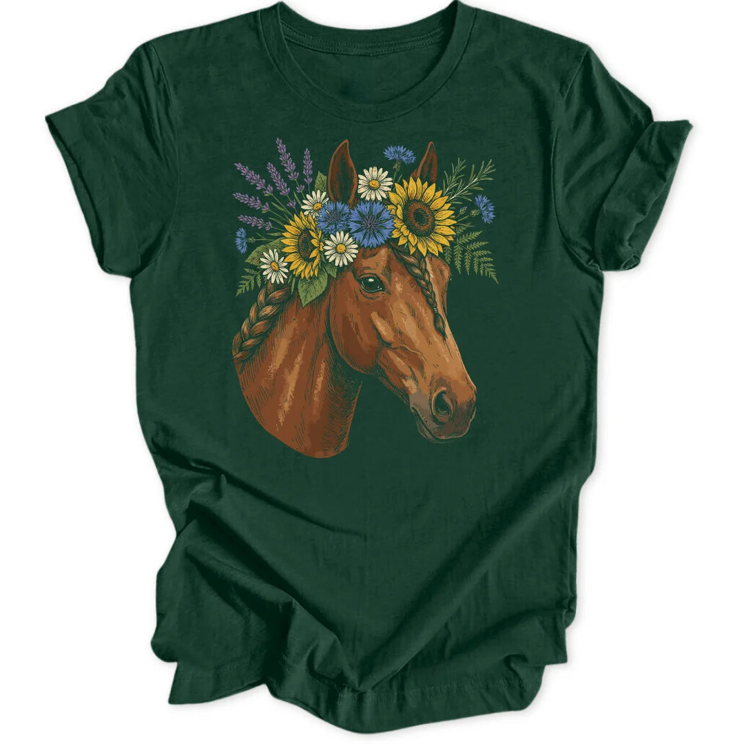 Kahlo Horse - Forest Green