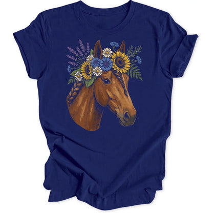 Kahlo Horse - Navy