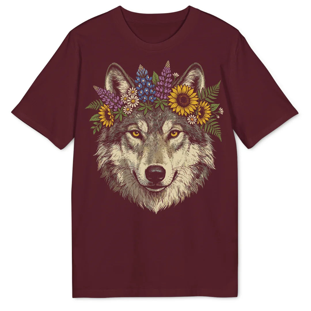 Kahlo Wolf - Burgundy