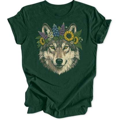 Kahlo Wolf - Forest Green